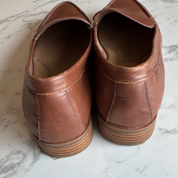 AEROSOLES Classic Tan Leather Loafers - Picture 3 of 5